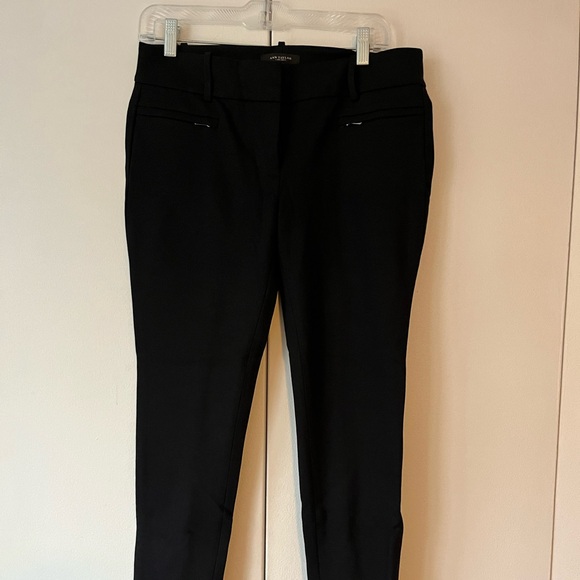 Ann Taylor Black Zipper Slacks - Picture 7 of 9